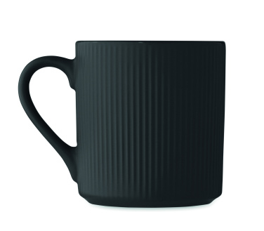 Logo trade promotional giveaways picture of: Ribbed ceramic mug mat 340 ml